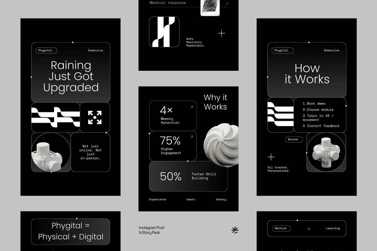 CANVA Virtual Reality Tech Instagram Template