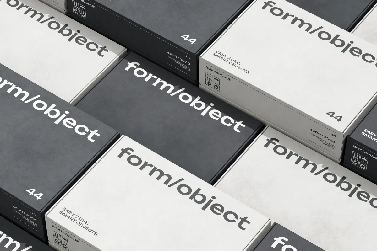 50-in-1 Box Mockup Bundle