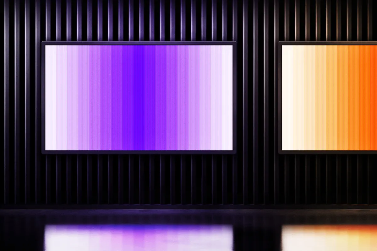 Glowing Screen Mockups Set