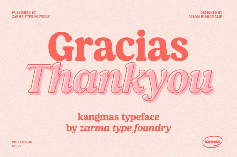Kangmas — Nostalgic Retro Serif Font