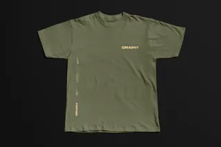 GRAINY Front View T-Shirt Mockup