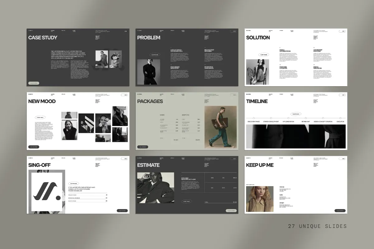 Maxro | Brand Proposal Template