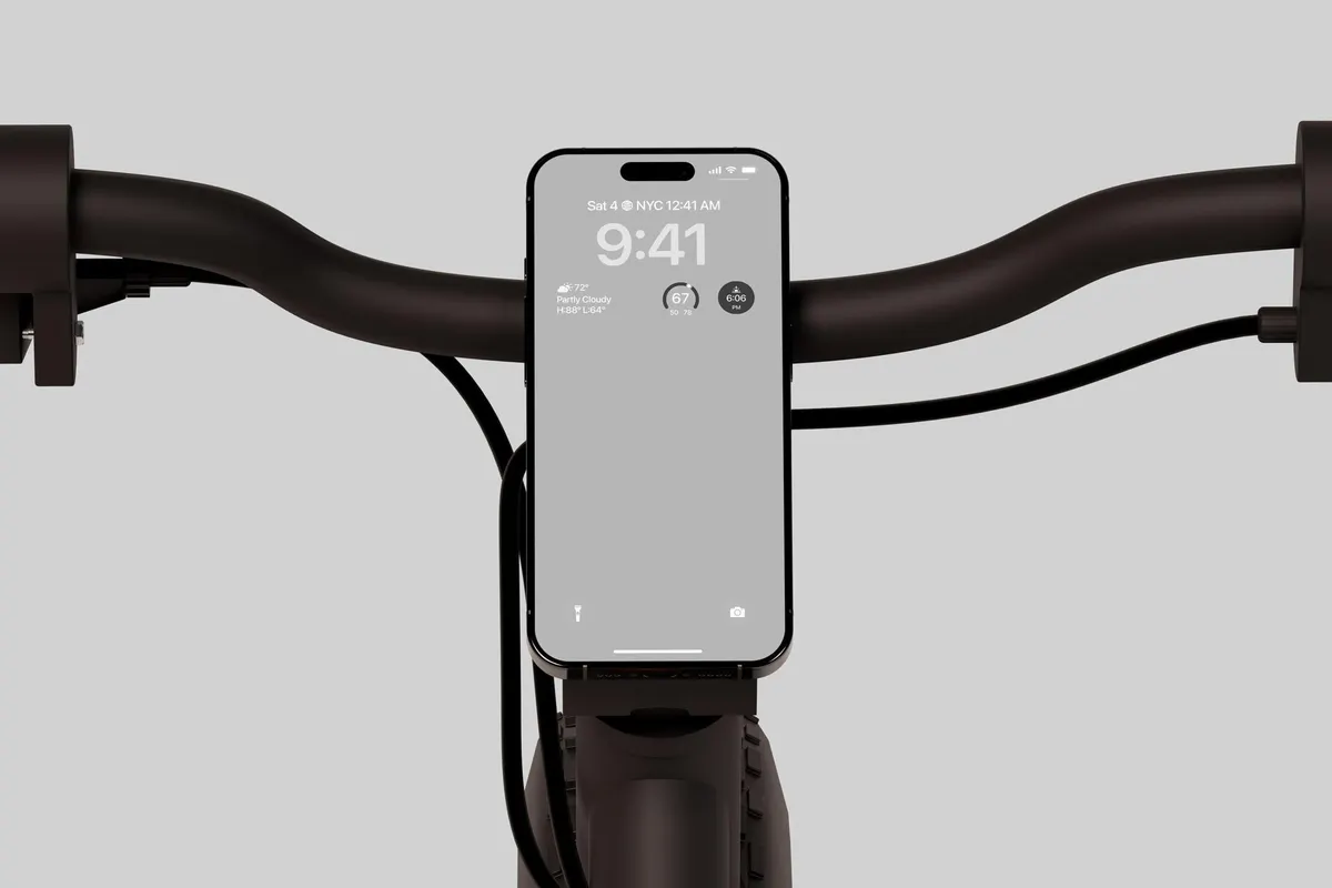 Bicycle Frame iPhone 16 Pro Mockup