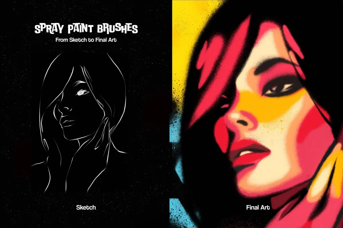 Spray Paint Affinity Designer Brushes