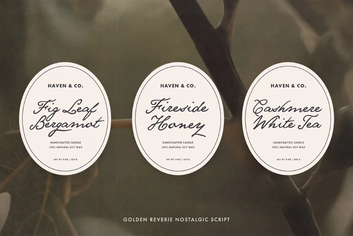 Golden Reverie — Nostalgic Script
