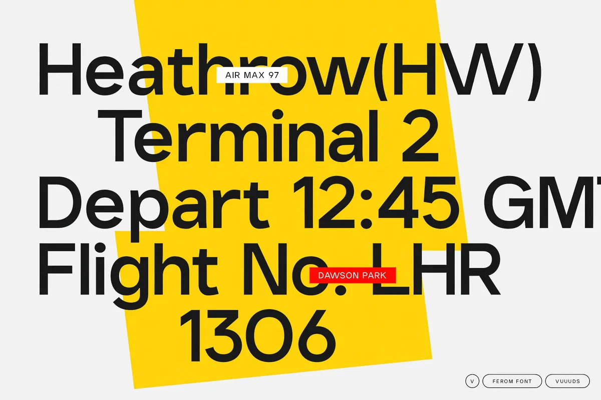 Ferom - Bold Grotesque Sans Serif Family