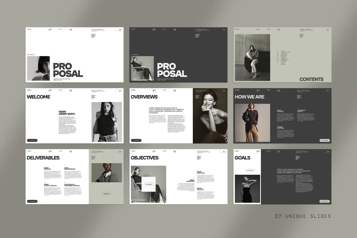 Maxro | Brand Proposal Template