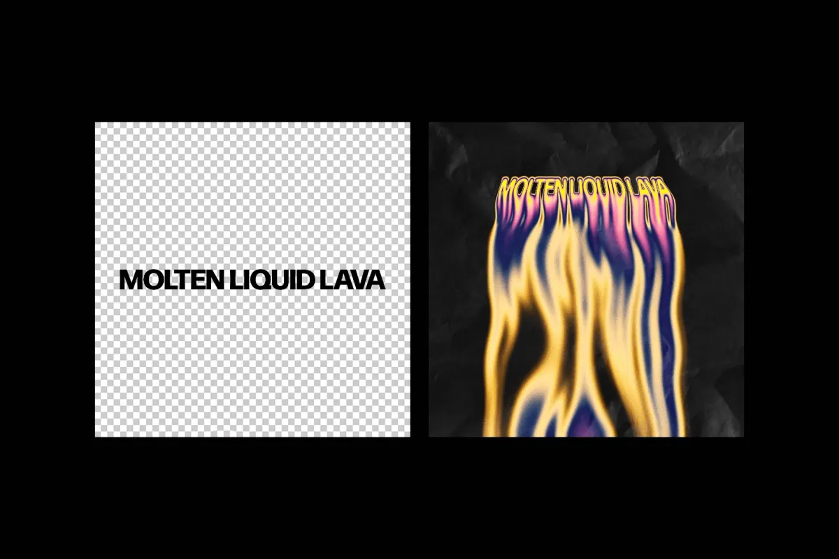 Molten Liquid Lava Effect