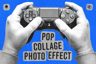 Pop Collage Photo Effect