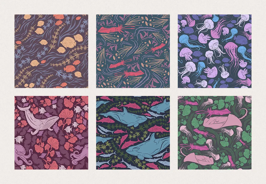 Underwater Kingdom Patterns