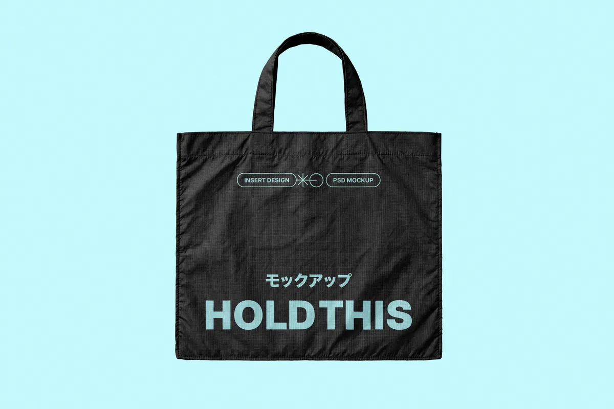 Ripstop Tote Bag Mockup