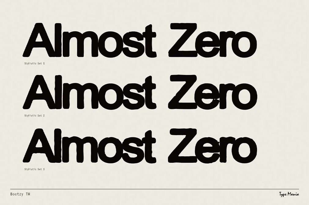 Bootzy TM | Rugged Dynamic Font