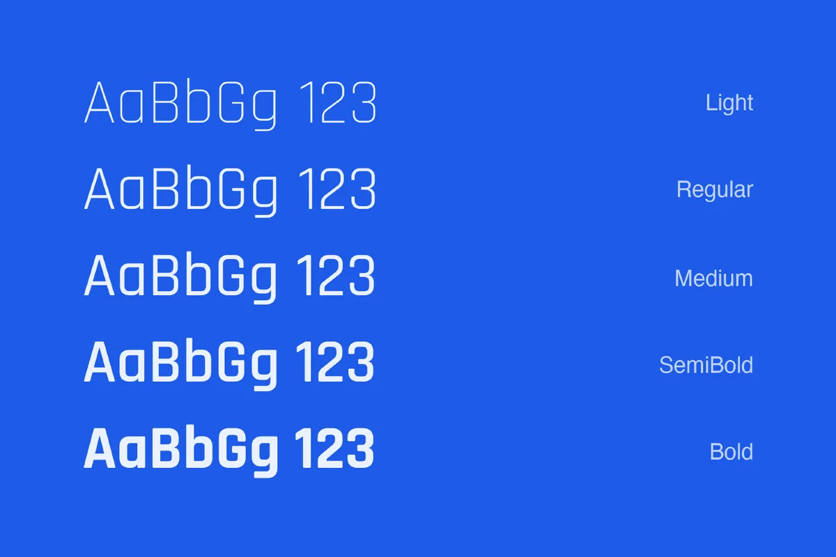 Rajdhani - Techno Sans Font