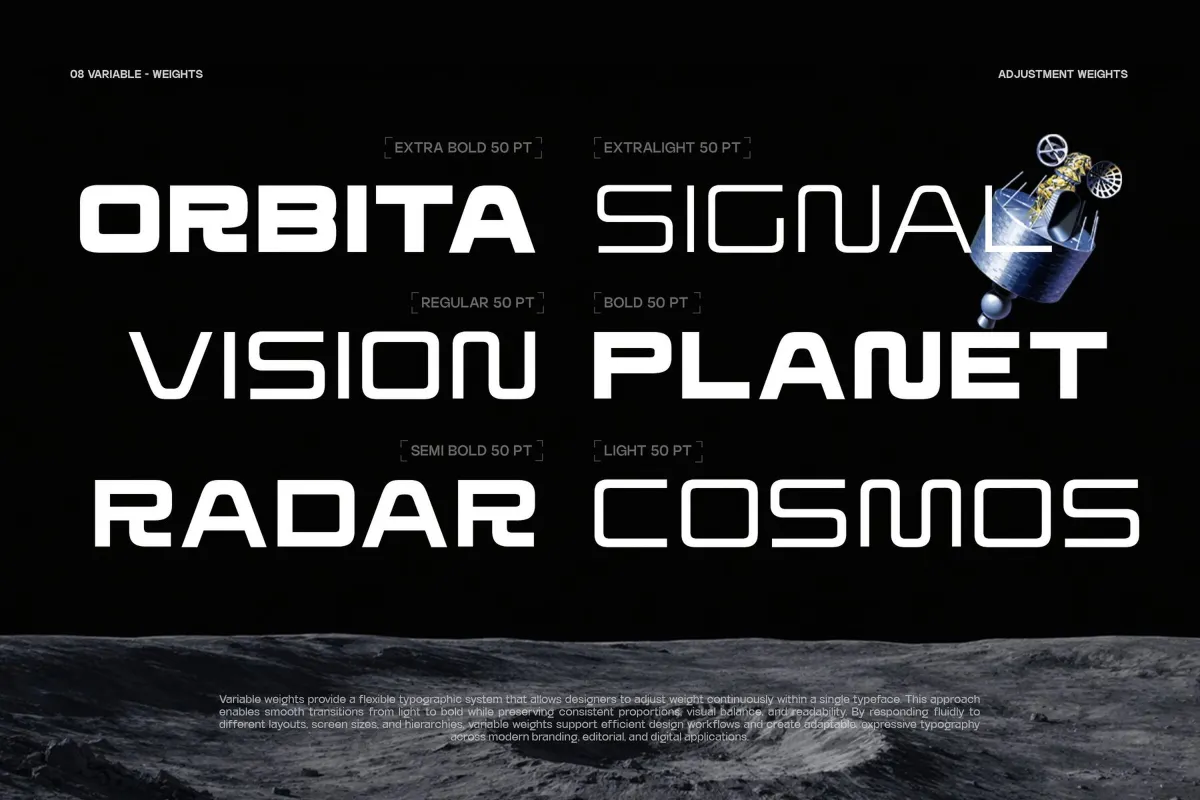 TRT Makron - Futuristic Geometric Sans Font