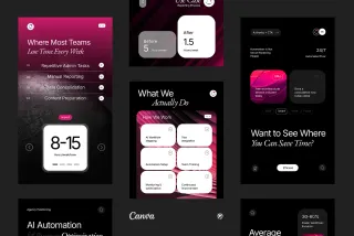 AI Services Instagram Template Pack for Canva