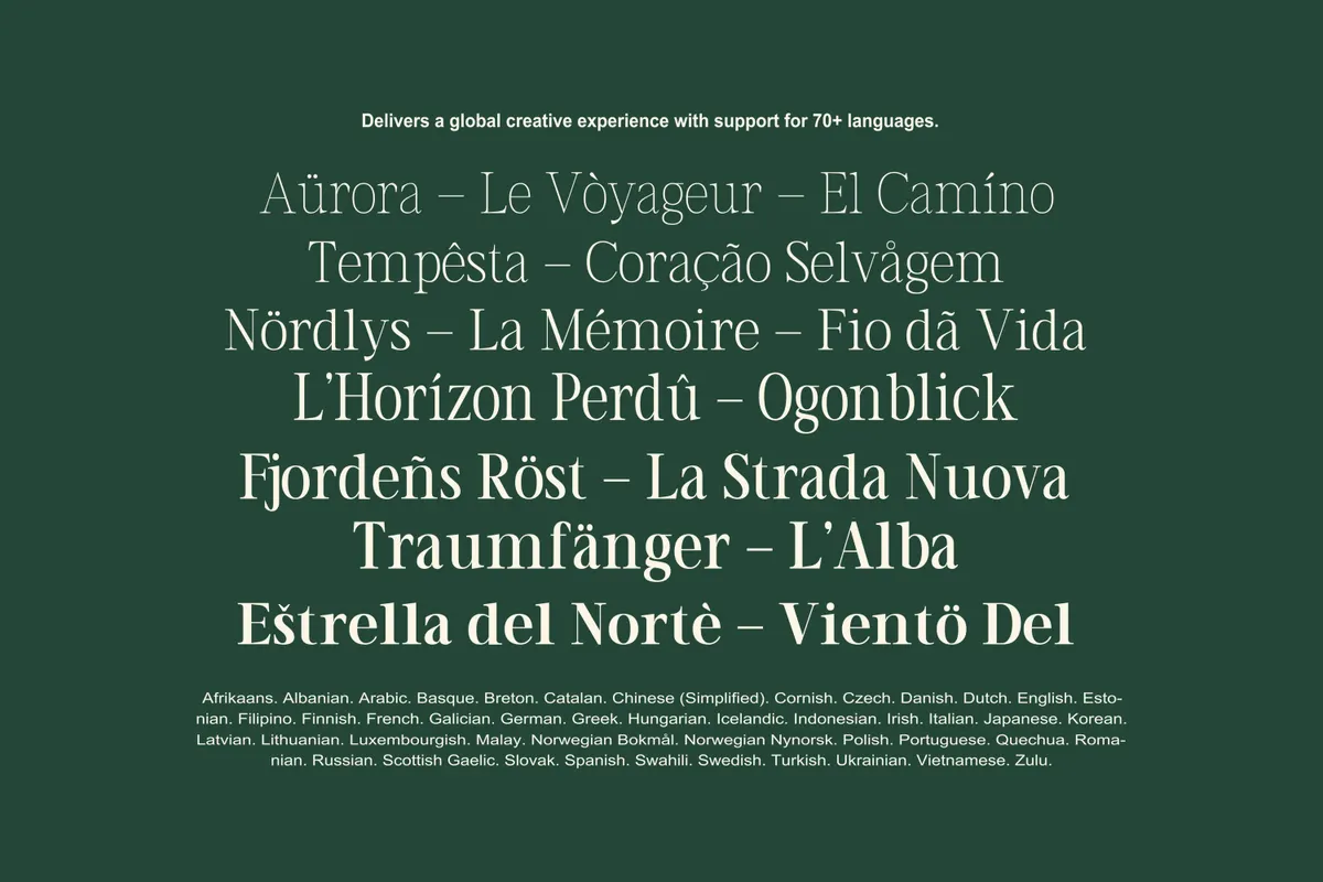 TRT Vermolin - Elegant Serif Font