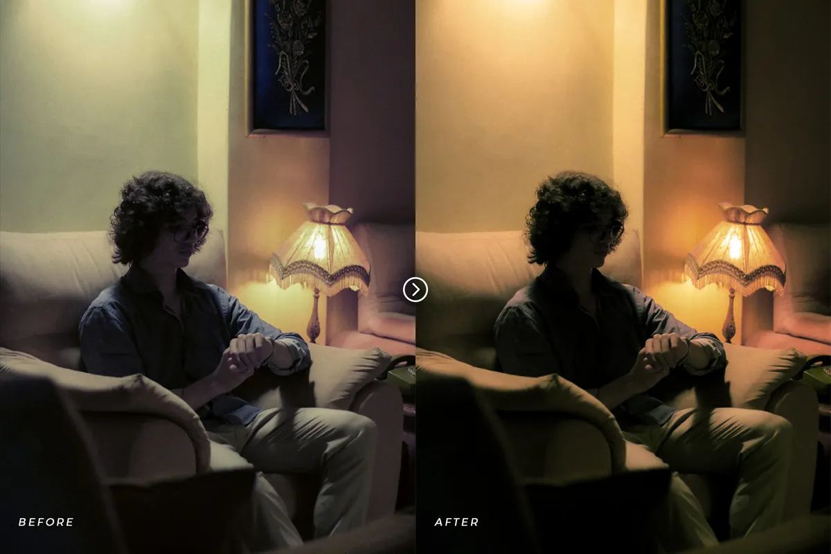 Warm Low Light Lightroom Presets