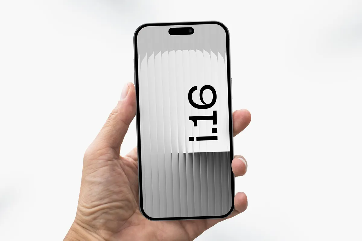 Hand-Holding iPhone Mockup
