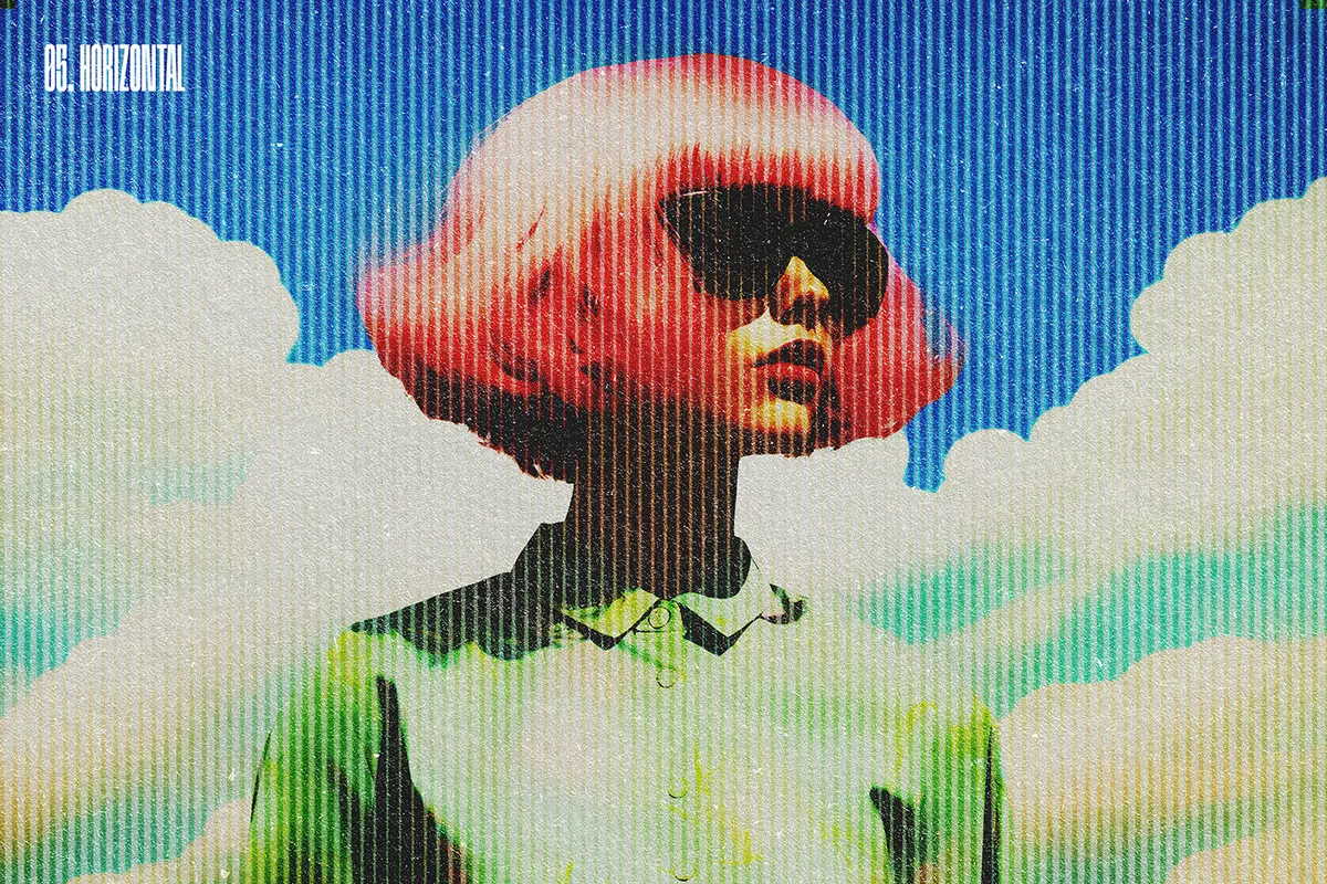 Vintage Halftone Photo Effect