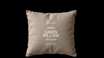 Linen Pillow Mockup