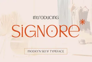 Signore Serif Typeface