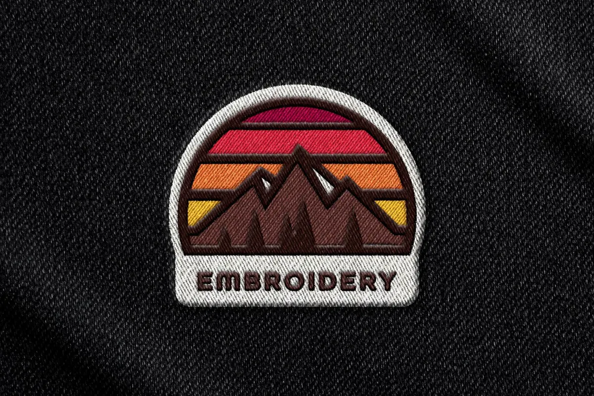 Cotton Embroidery Mockup