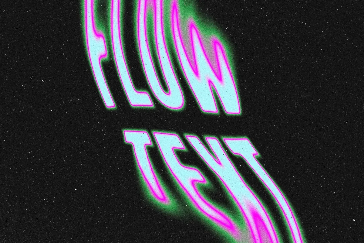 Melting Liquid Text Effect