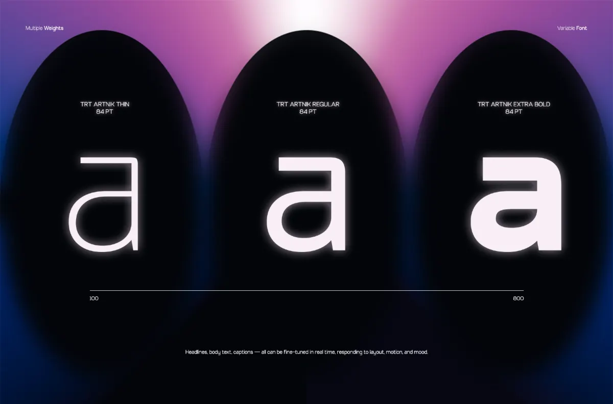 TRT Artnik - Modern Geometric Sans Font