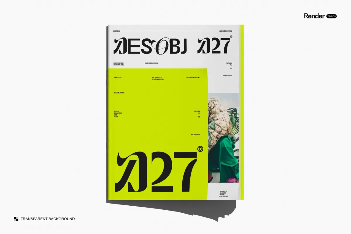 Magazine Mockup Set
