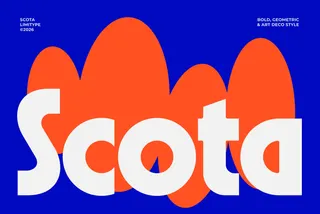 Scota - Bold Geometric Display Font