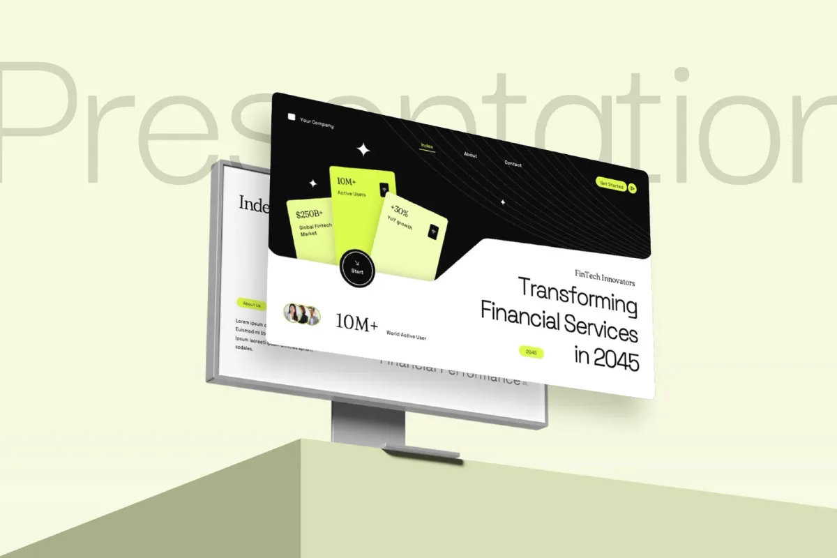Financial Technology Powerpoint Template