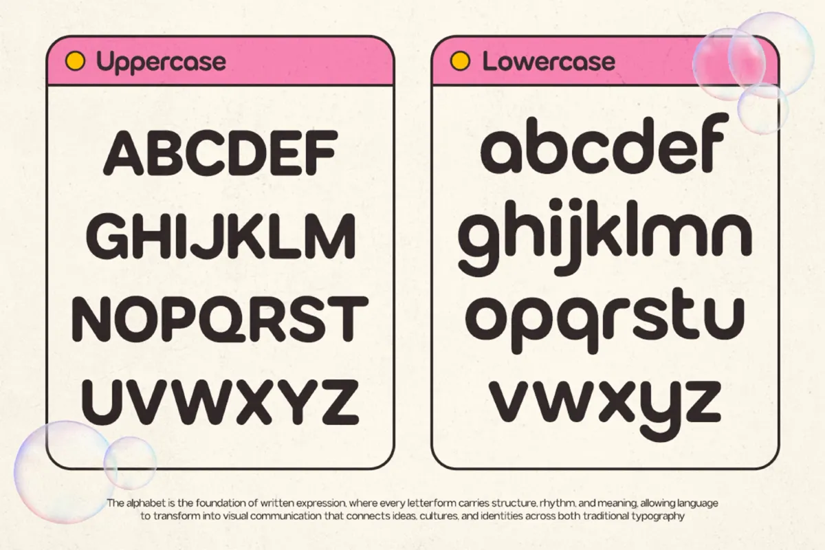 GC Bumble – Rounded Bubble Font