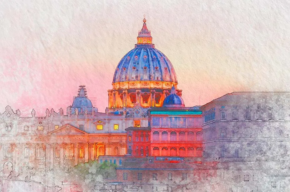 Cloudy Watercolor Photo Effect