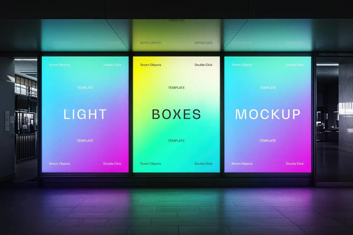 Lightbox Banners Mockup