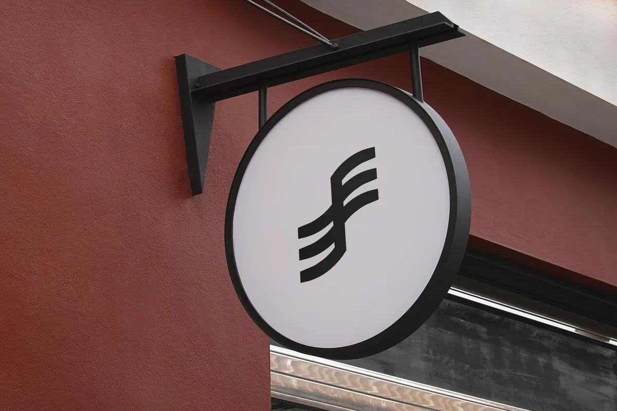 Round Hanging Sign Mockup