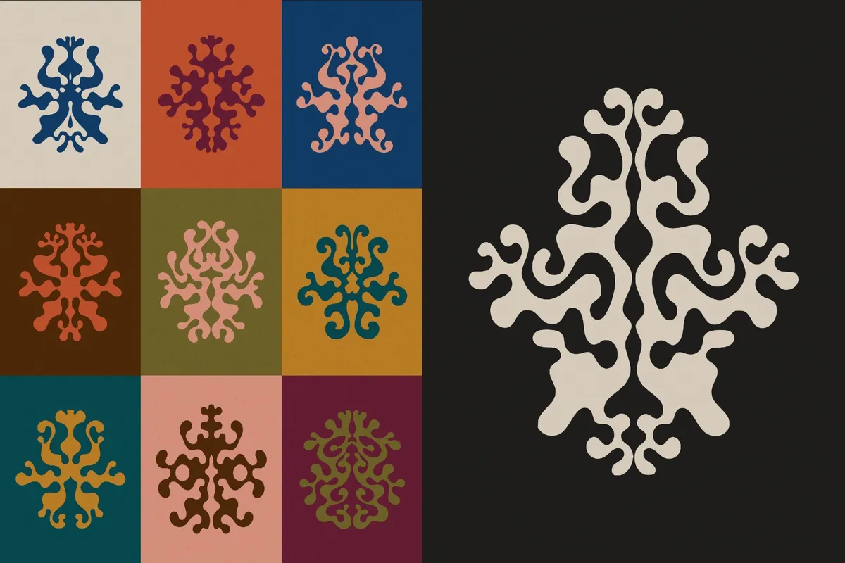 Rorschach Morphism Fluid Shapes