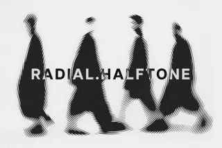 Radial Halftone Effect