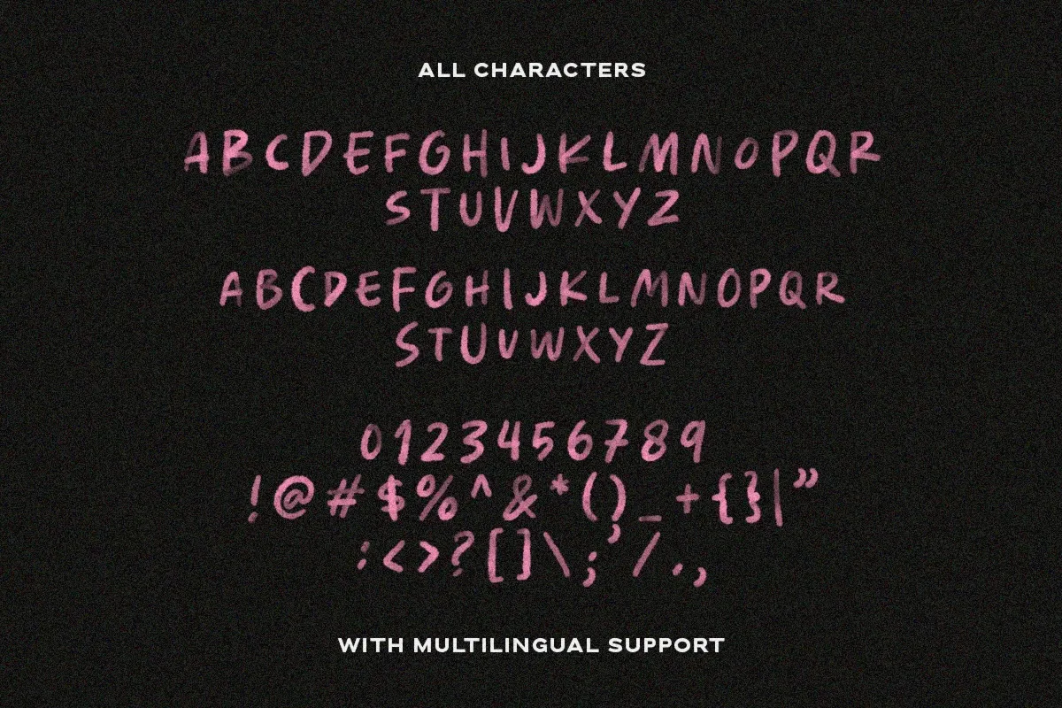Vibrant Energy - Quotable SVG Font