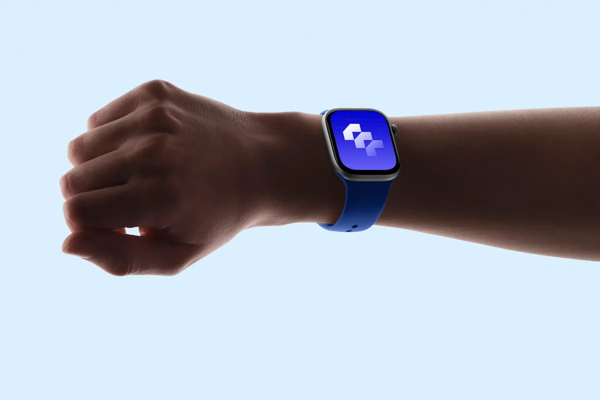 Apple Watch Series 11 Perspective View Mockup