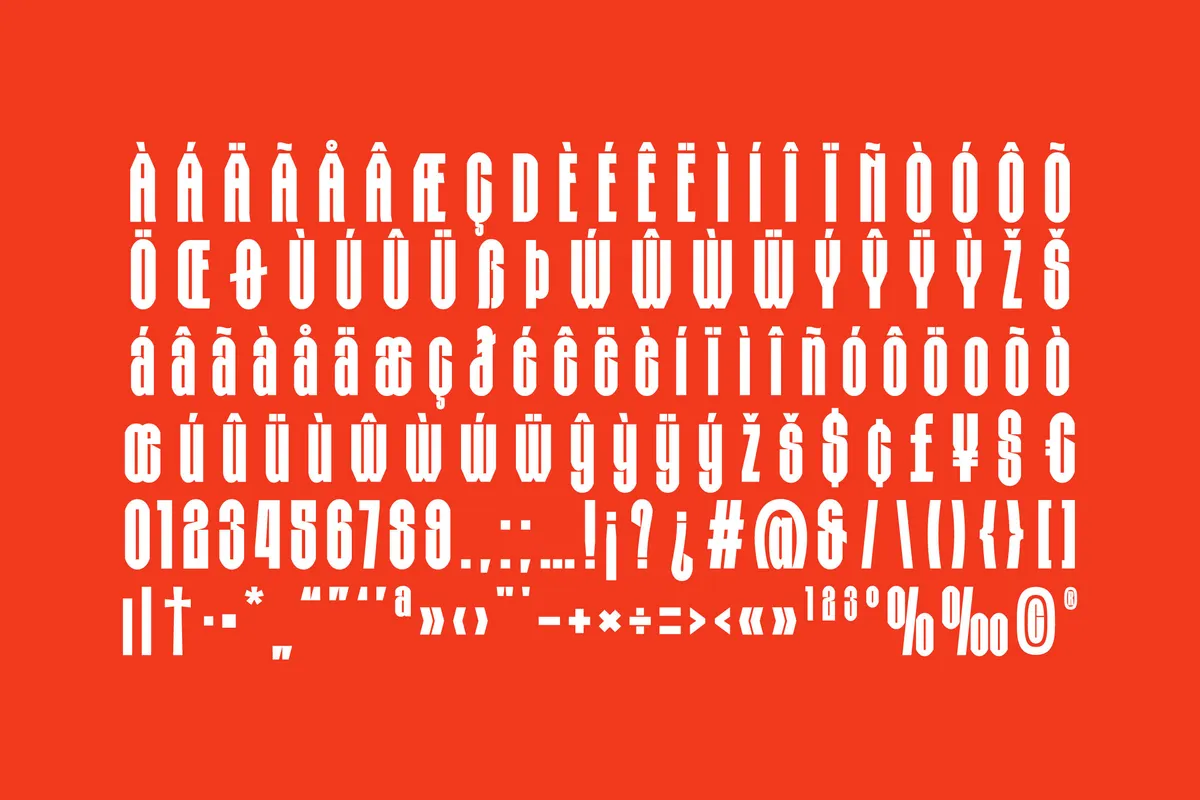 Kaigo - Tall Bold Condensed Display Font