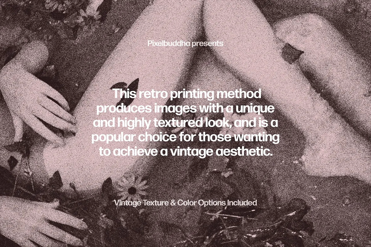 Risograph Dust Photo Effect
