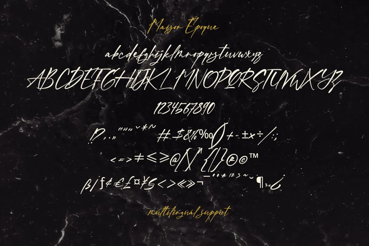 Maison Époque – The Luxury Font Duo