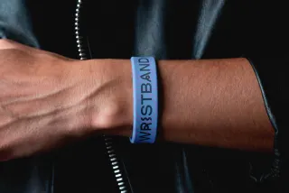 Rubber Wristband Mockup - Closeup
