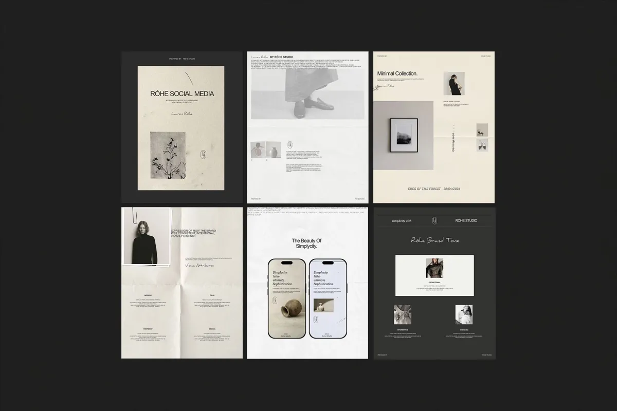 Róhe | Luxury Fashion Social Media Template