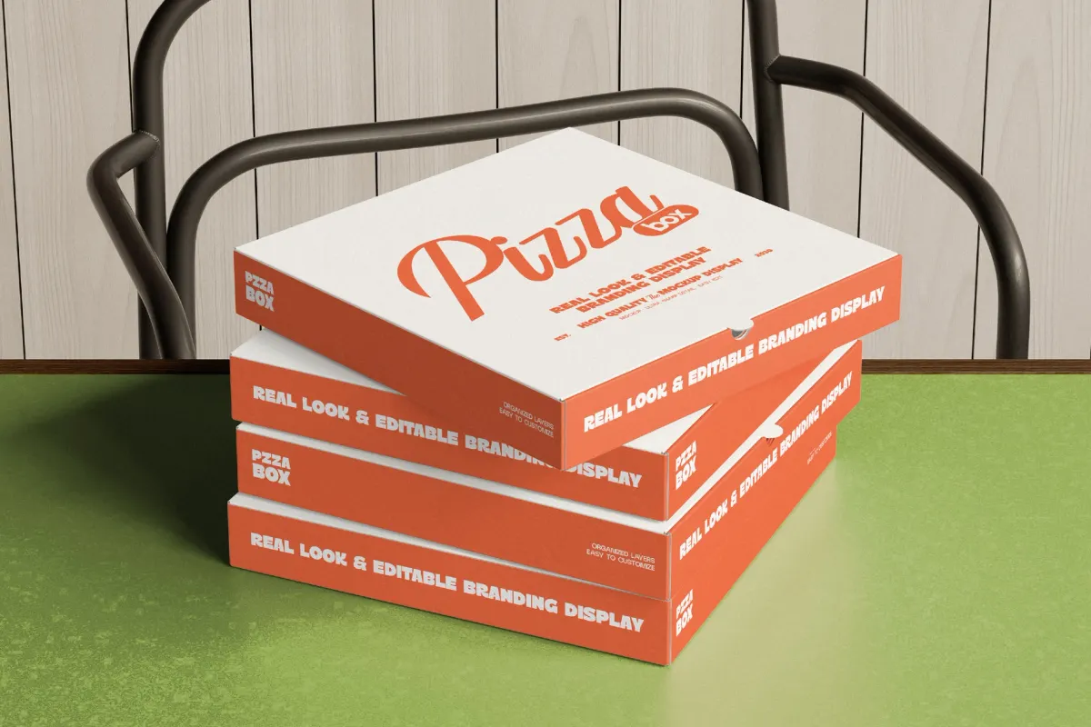 Pizza Box Mockup