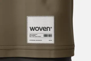 Woven Clothing Label Mockup