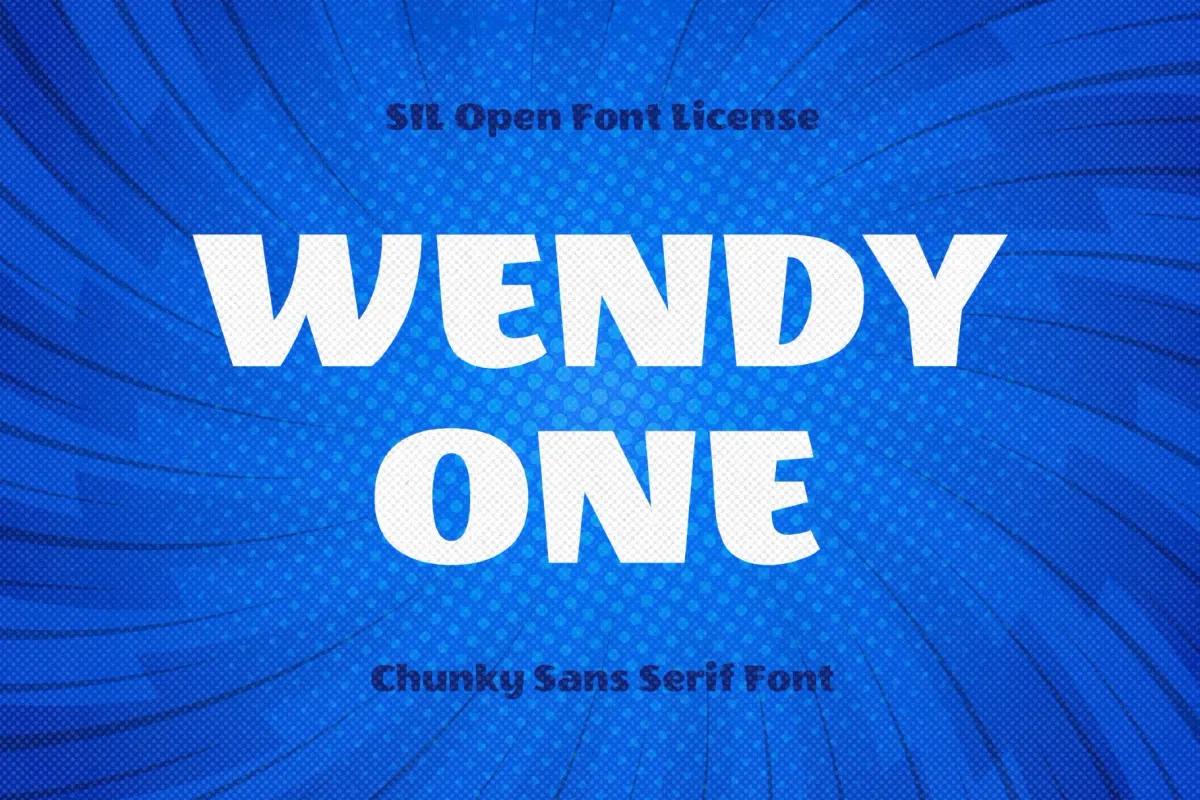 Wendy One - Cartoon Font