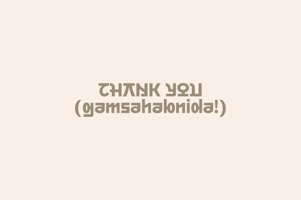 Korean Strawberry Milk - Hangul-Inspired Y2K Font