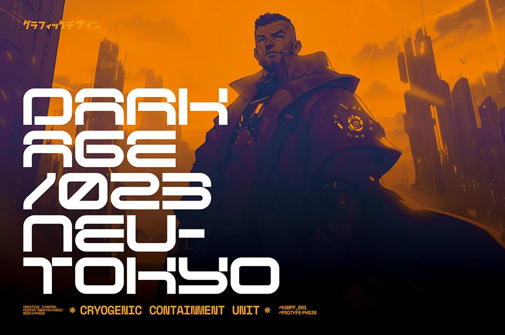 Oscura — Futuristic Techno Cyberpunk Font