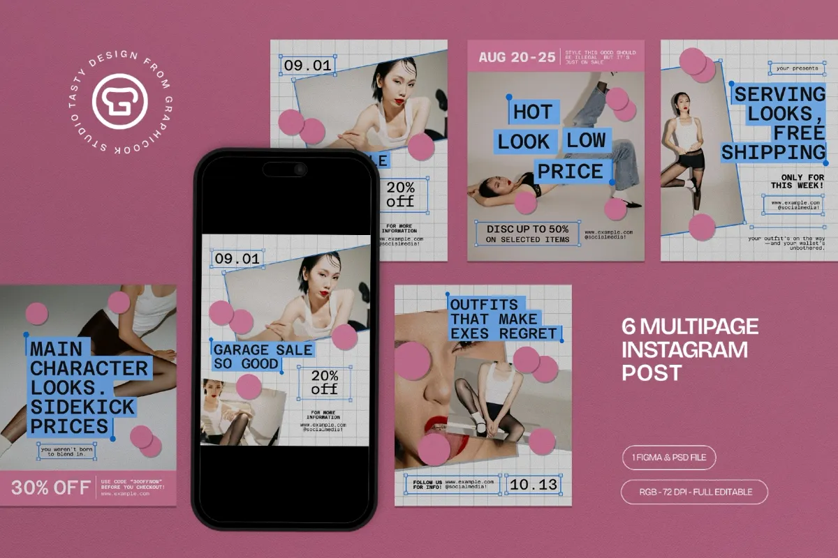 Fashion Sale Instagram Post Figma